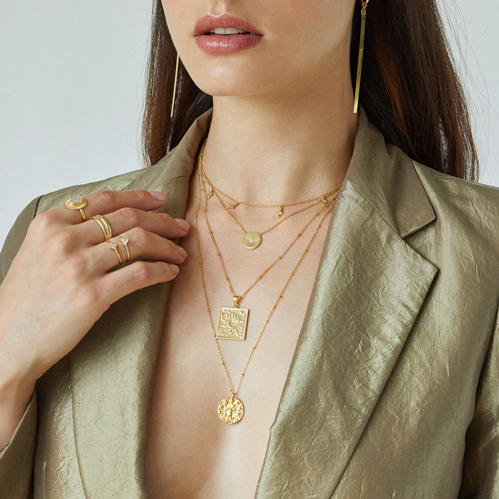 Aquarius necklace (silver) – Opa Designs