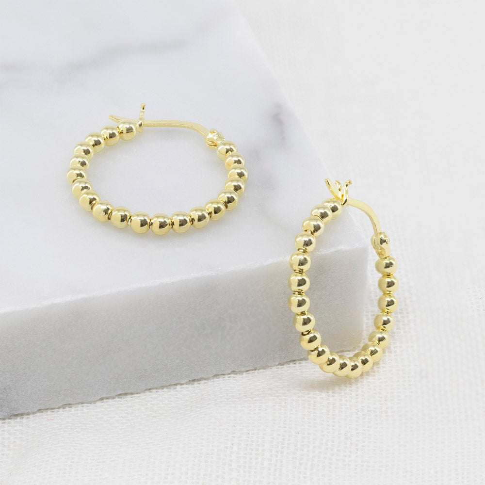 Romeo Hoops Gold – Bossa Jewels